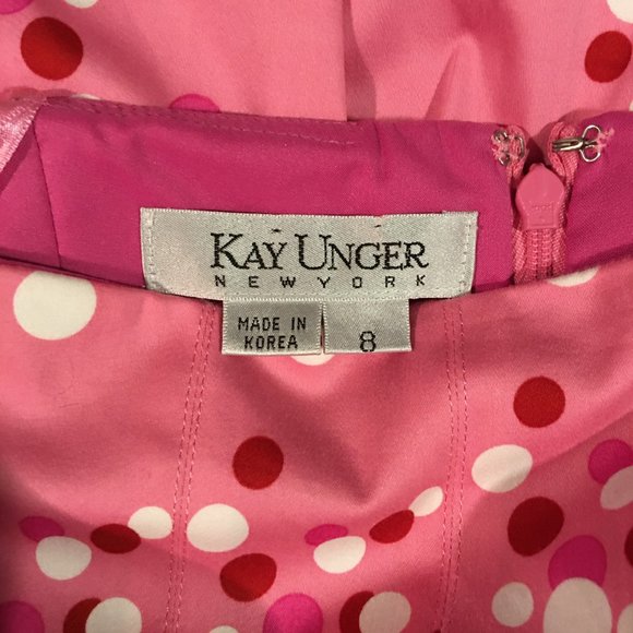 Kay Unger New York FUN Strapless Dress! Size 8 - Picture 4 of 4